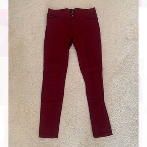 Maroon Skinny Jeans
